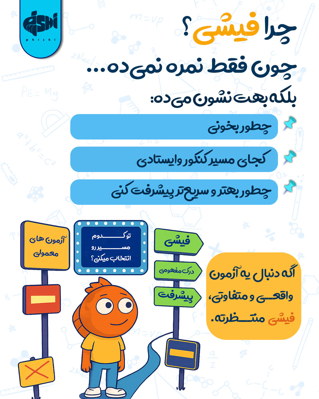 آزمون‌های آنلاین فیشی